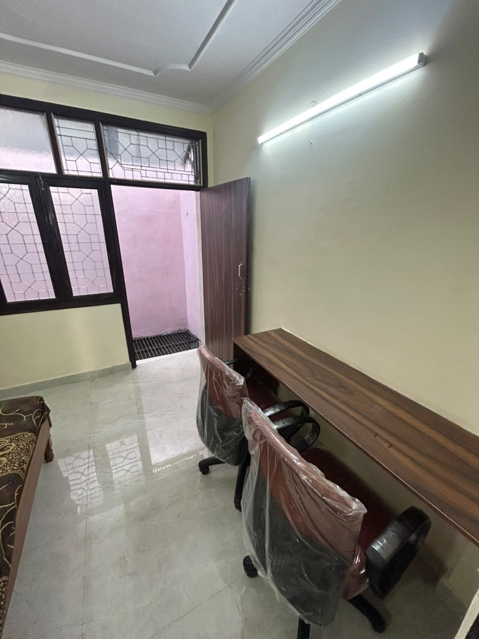 Study area with comfortable chairs